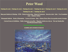 Tablet Screenshot of peterwoodarts.com